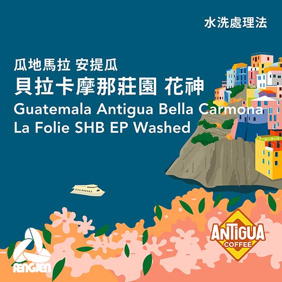 瓜地馬拉 安地瓜產區 貝拉卡摩那莊園 花神【水洗】