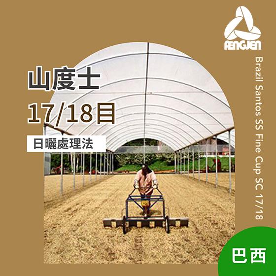 巴西 山度士 17/18目【日曬處理】