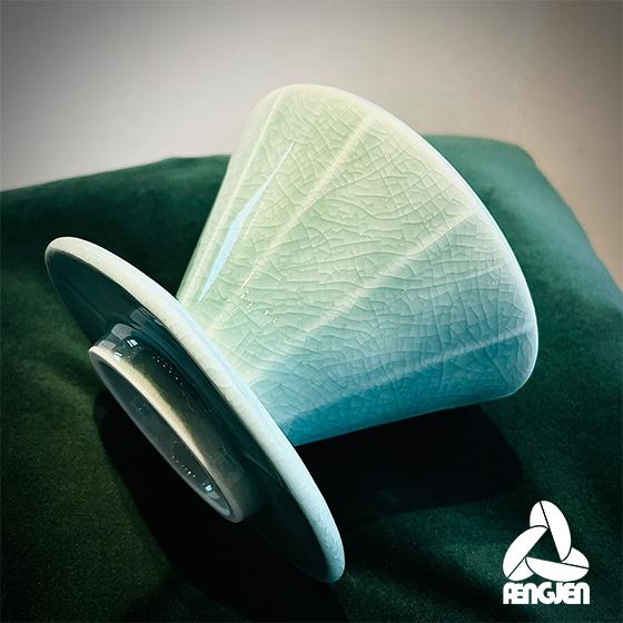 川流濾杯-綠冰裂